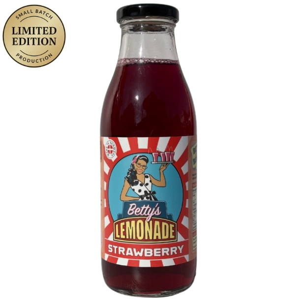 Betty's Lemonade, flaske - Strawberry