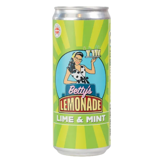 Betty's Lemonade, dåse - Lime & Mynte