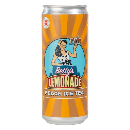Betty's Lemonade, dåse - Peach Ice Tea