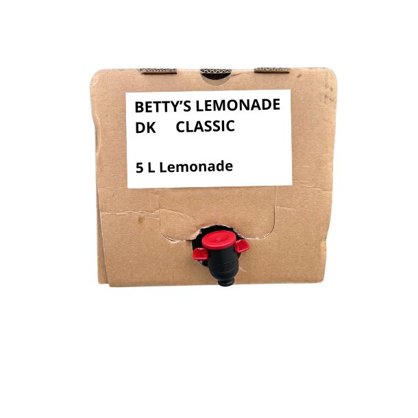 Betty's Lemonade, XL 5 liter Bag-in-Box