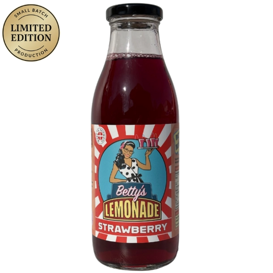 Betty's Lemonade, flaske - Strawberry