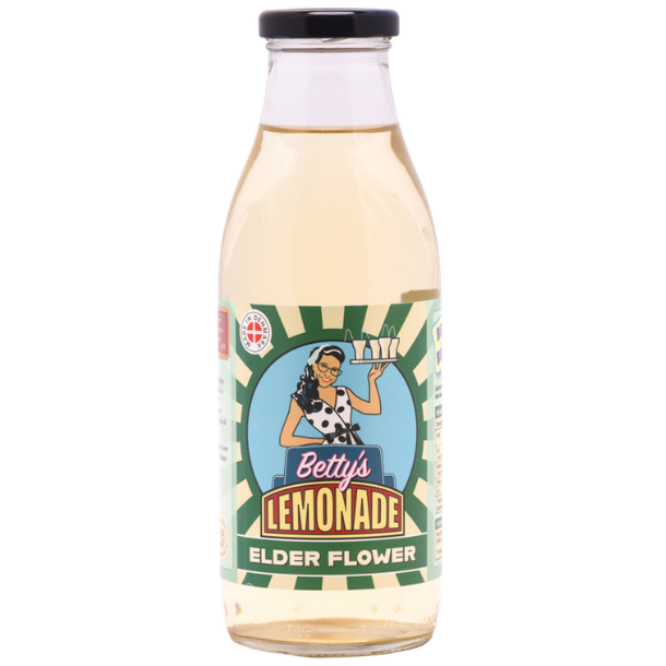 Betty's Lemonade, flaske - Hyldeblomst
