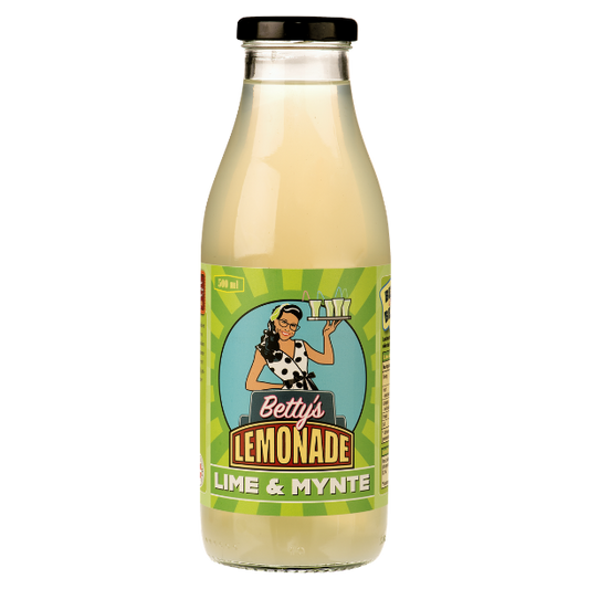 Betty's Lemonade, flaske - Lime & Mynte