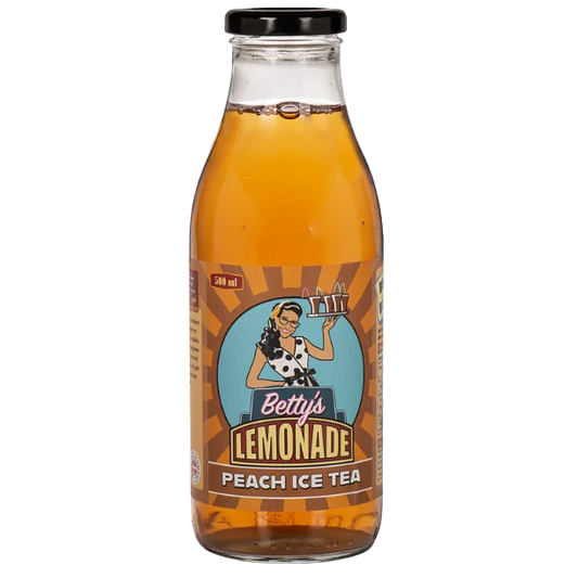 Betty's Lemonade, flaske - Peach Ice Tea