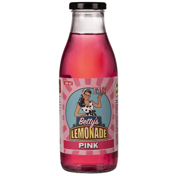Betty's Lemonade, flaske - Pink